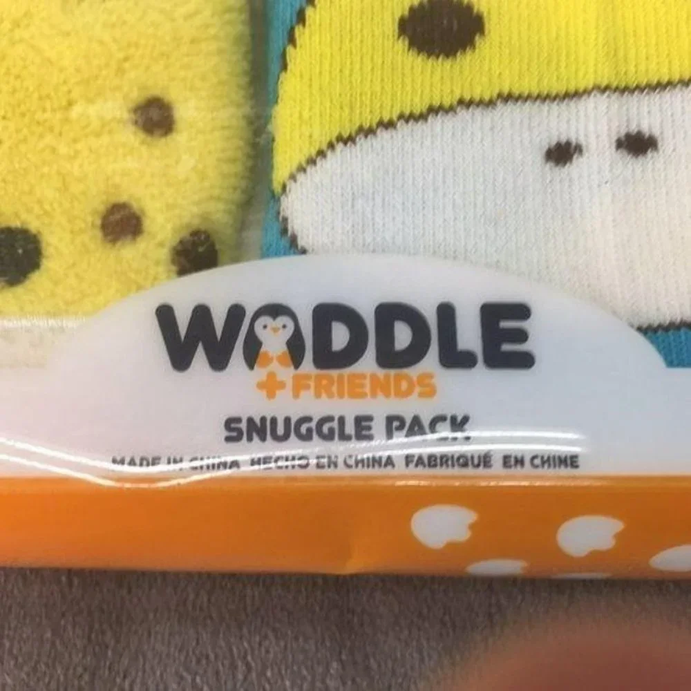 Waddle‎ and Friends Snuggle Pack Slipper and Tights Baby Giraffe Baby Shower Set